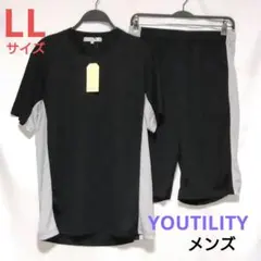 メンズ YOUTILITY 半袖Tシャツ ハーフパンツ セットアップ LL