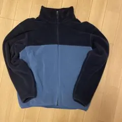 UNIQLO フリースジャケット Lサイズ ネイビー/ライトブルー