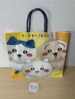 ちいかわ×東京ばな奈 ステッカー　& 紙袋 ショップ袋　ショッパー　新品