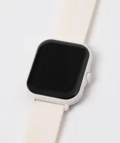 ホワイト スクエア スマートウォッチ 本体