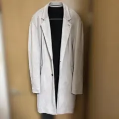 ライトグレー チェスターコート