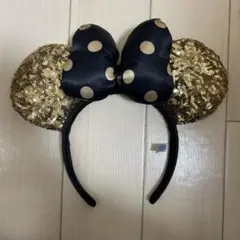 ミニーマウス カチューシャ ゴールド