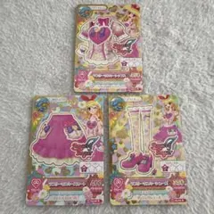 アイカツ！アイカツカード ラブリーキスミーコーデ3枚セット 星宮いちご