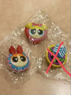 パワーパフガールズライトクリップ　ブロッサム　バブルス　2点セット