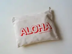 ALOHAロゴ ポーチ ＆ Tシャツ