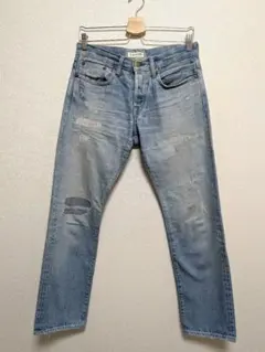 RON HERMAN DENIM ダメージ リペア加工 ストレートデニムのサムネイル
