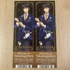 銀魂 高天原 桂小太郎 特典 グッズ購入特典 アニメイト チケット風しおり