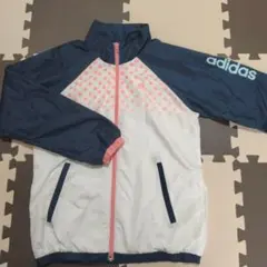 adidas ウインドブレーカー　裏起毛　160センチ