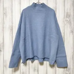 UNIQLO ユニクロ (M)　スフレヤーン モックネックセーター