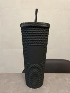 【海外限定】アメリカディズニー　スターバックス　マットブラックタンブラー