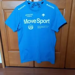 DESCENTE Move Sport Tシャツ ブルー Lサイズ