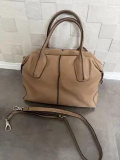 TOD'S トッズ Dバッグ　 ショルダー　トートバッグ ベージュ