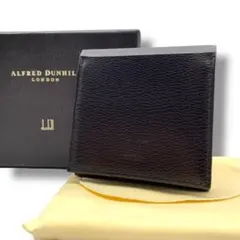 極美品　ダンヒル　黒　革　ボックス型 コインケース　dunhill