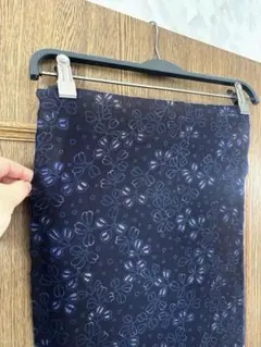 黒　ちりめんはぎれ　35×123