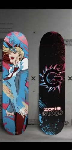 チェンソーマン✕ZONEコラボ スケートボードデッキ 1種 - メルカリ
