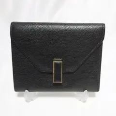 Valextra ヴァレクストラ レザー 三つ折り財布 ブラックのサムネイル