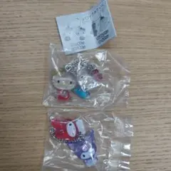 サンリオキャラクターズなかよしドロップチャーム　2種セット
