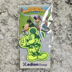 ★レア・新品★ミッキーマウス リフレクター 蛍光 グリーン 緑 ディズニーのサムネイル