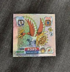 希少】ポケモン シール 烈伝 ホウオウ にほんばれ 技 ステッカー 列伝