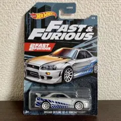 ホットウィール 日産 スカイライン GT-R BNR34 ワイルドスピード 山田