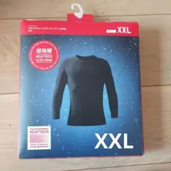 超極暖 ヒートテック ウルトラウォームクルーネックT(9分袖) 黒 XXL