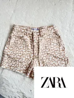 ZARA ヒョウ柄ショートパンツ