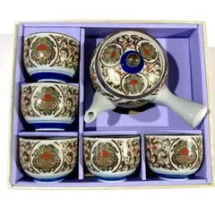 【未使用品】有田焼 ARITA 仁祥窯 湯呑 急須 5客