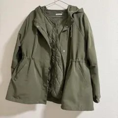 Honeys ライナー付フードブルゾン3way マウンテンパーカーカーキグリーン