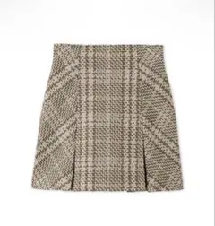 【本日削除】SNIDEL Sustainableロービングチェックミニスカート