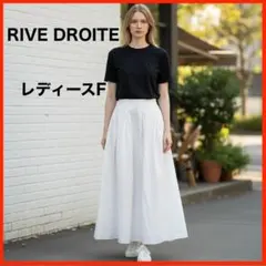 A4494*RIVE DROITE*フレアスカート*ロング丈*F*ホワイトのサムネイル