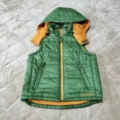 GapKids フード付き中綿ベスト 130
