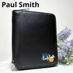 【極美品】　ポールスミス　ペイントスプラッター　ジップアラウンド　ウォレット