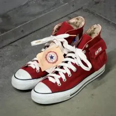 激レア CONVERSE デッドストック カーゴポケット スニーカー 赤 レッド