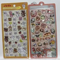 正規品画像現品　ボンボンドロップシール ノンタン めしめしボンボン2枚セット