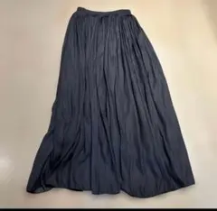 【美品】BEAMS HEART ビームスハート ギャザー ロングスカート 黒