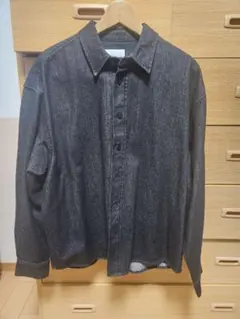 新品 ZARA オーバーサイズ デニムシャツ 短丈 クロップド