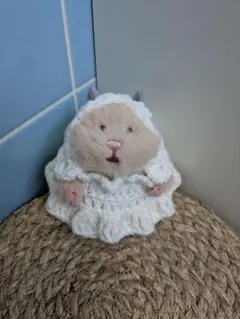 ぬい服　ホワイト　はむにぎり dのサムネイル