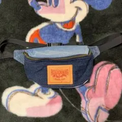 ロデオクラウンズ　ロゴパッチ　デニムウエストバッグ