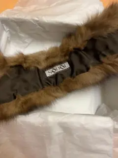 ロシアンセーブル シルバブルーミンク muffler品番A／GAKE 日本製❣️ ロシアンセーブル シルバブルーミンク muffler品番A／GAKE 日本