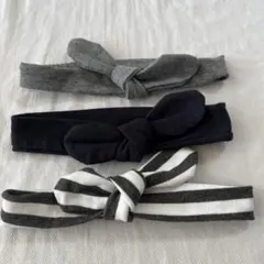 《値下げ》ベビー用 リボン付きヘアバンド 3個セット