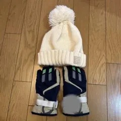 Sunny Landscape 　ニット帽52-54 スノーグローブ 2点セット