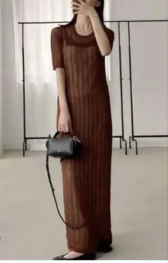 louren glitter knit onepiece ニットワンピース