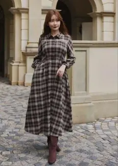 Marion Plaid Shirt Dress　Herlipto Herlipto Marion Plaid Shirt Dress - メルカリ