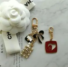 CHANEL　バレンタイン　ノベルティチャーム　　※キーホルダー