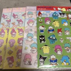 ペタペタシール　サンリオキャラクター　シールセット