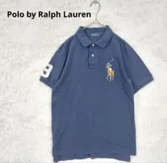 Polo　ポロラルフローレン　ポロシャツ　ネイビー　ビッグポニー刺繍　3