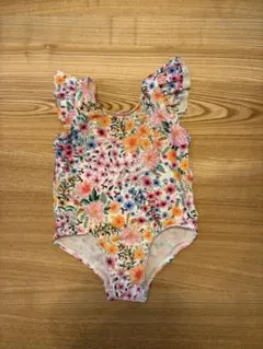 H&M フラワープリント ベビー水着