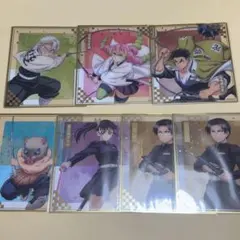 鬼滅の刃 アニプレックスオンラインくじ クリア色紙7枚セット