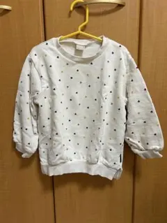 petit main ハート柄トレーナー 110cm