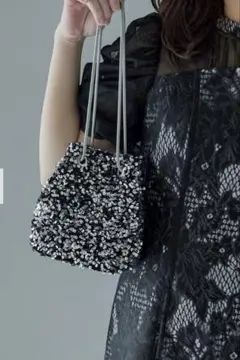 miu miuドローストリングバッグ 巾着 デニム - メルカリ